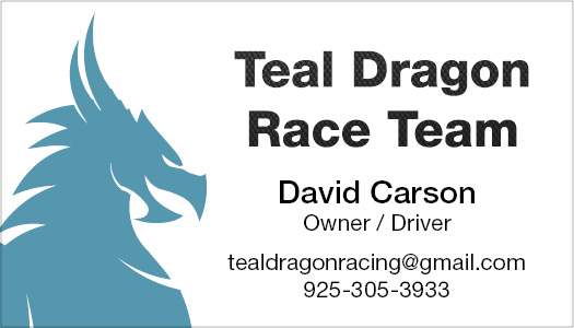 Teal Dragon Racing card